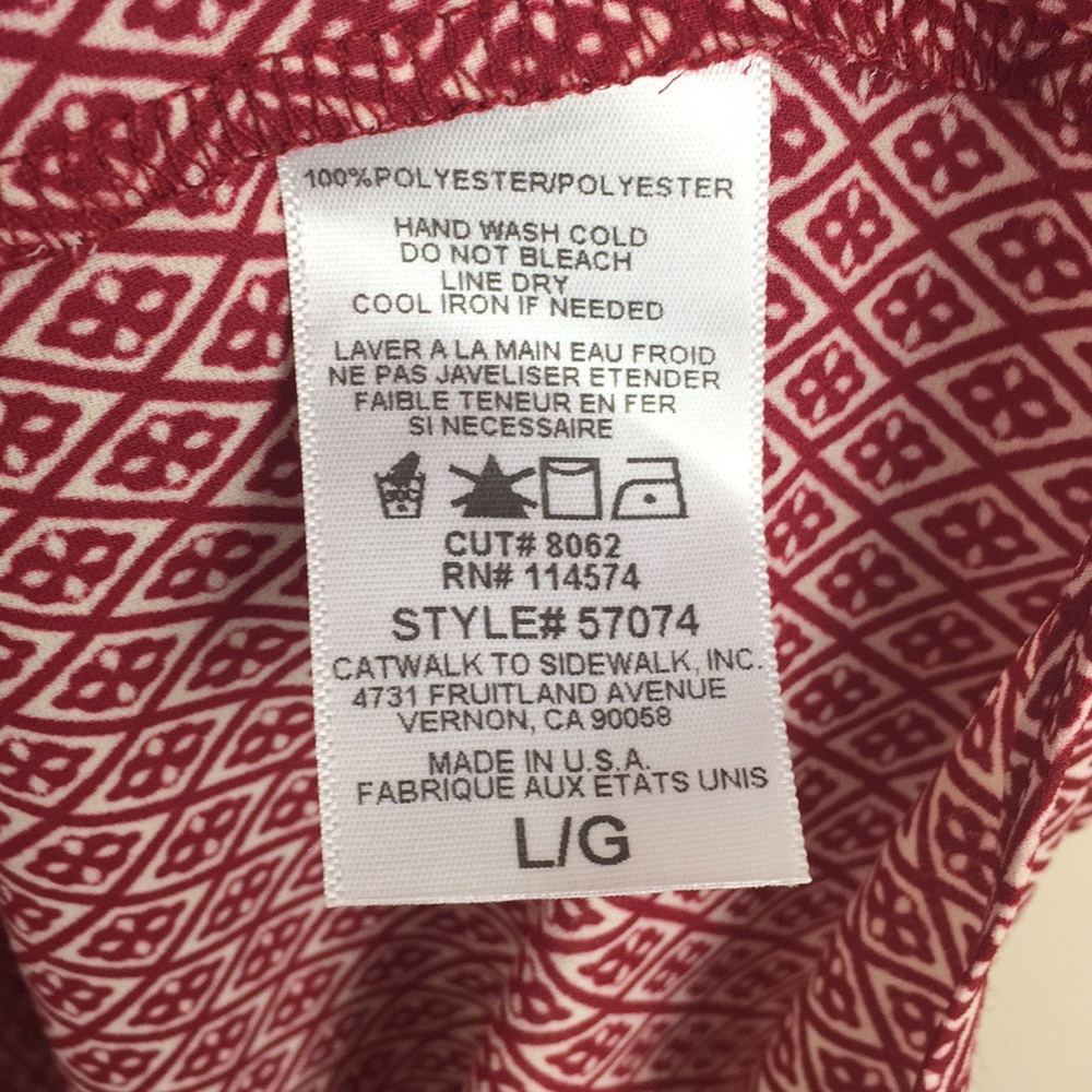 Pleione - Patterned Pleated Back Blouse - image 6